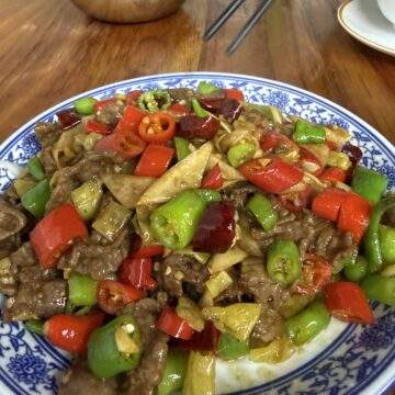 石爆一姐的泡椒牛肉真的很好吃!
